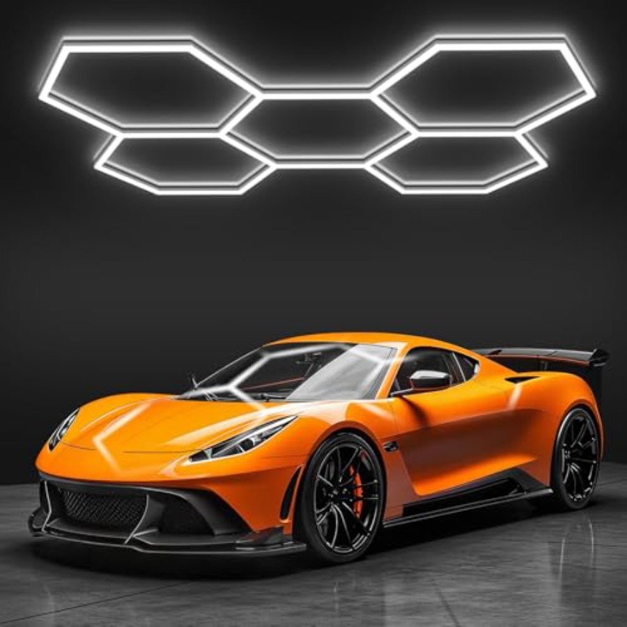 Luci Esagonali per Garage, Luc - Car Led Light recensione e prezzo