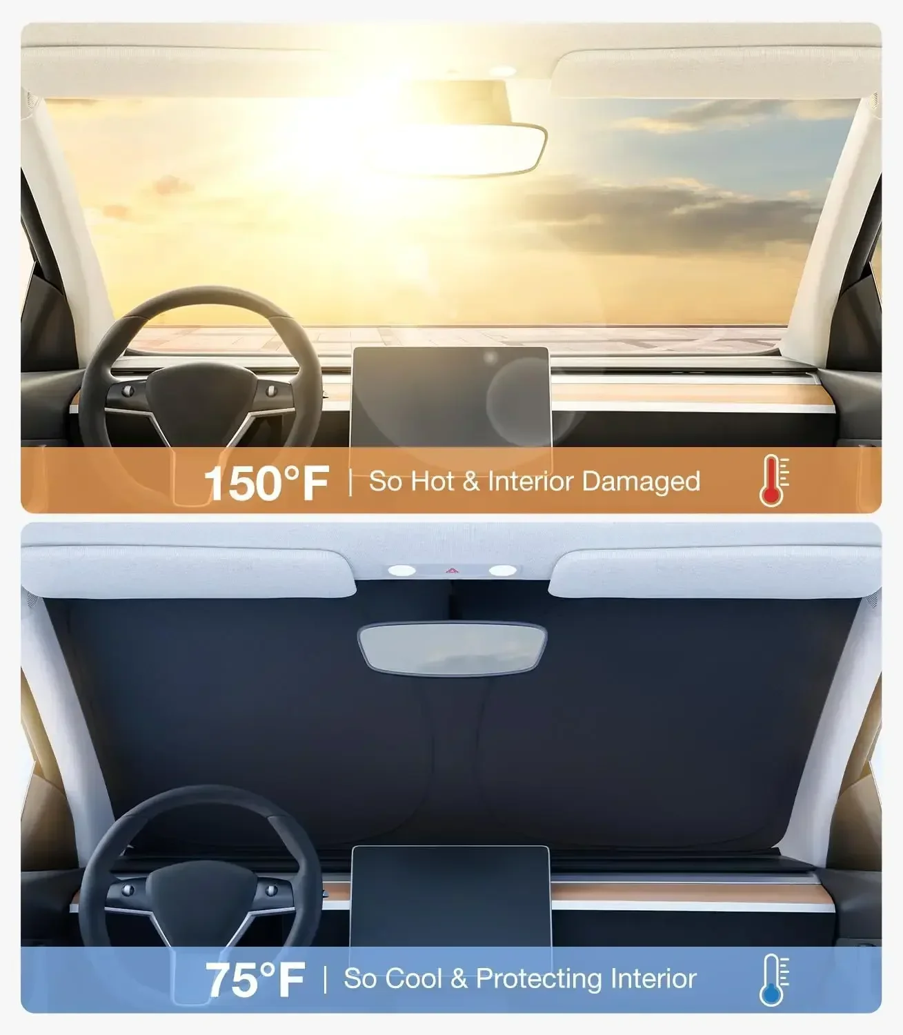 Parasole per Auto, Copertura p - Windshield Sun Shade recensione e prezzo